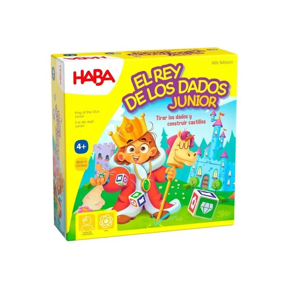Tärningskungen Junior-brädspel von HABA – Produktfoto