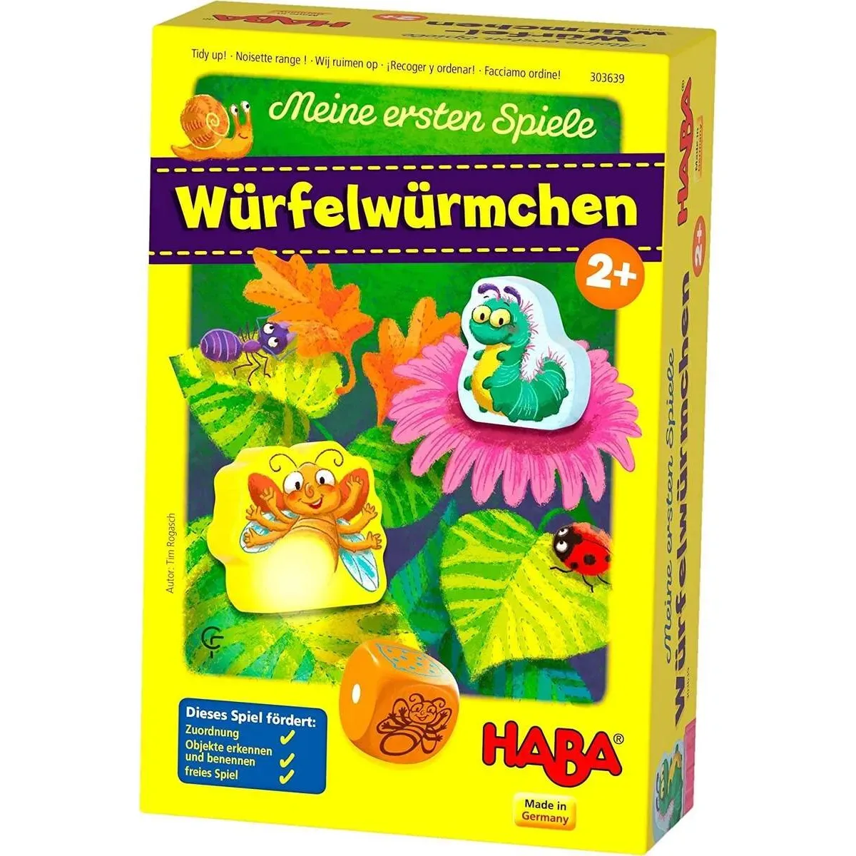 HABA 303639 Meine ersten Spiele Würfelwürmchen von HABA – Produktfoto