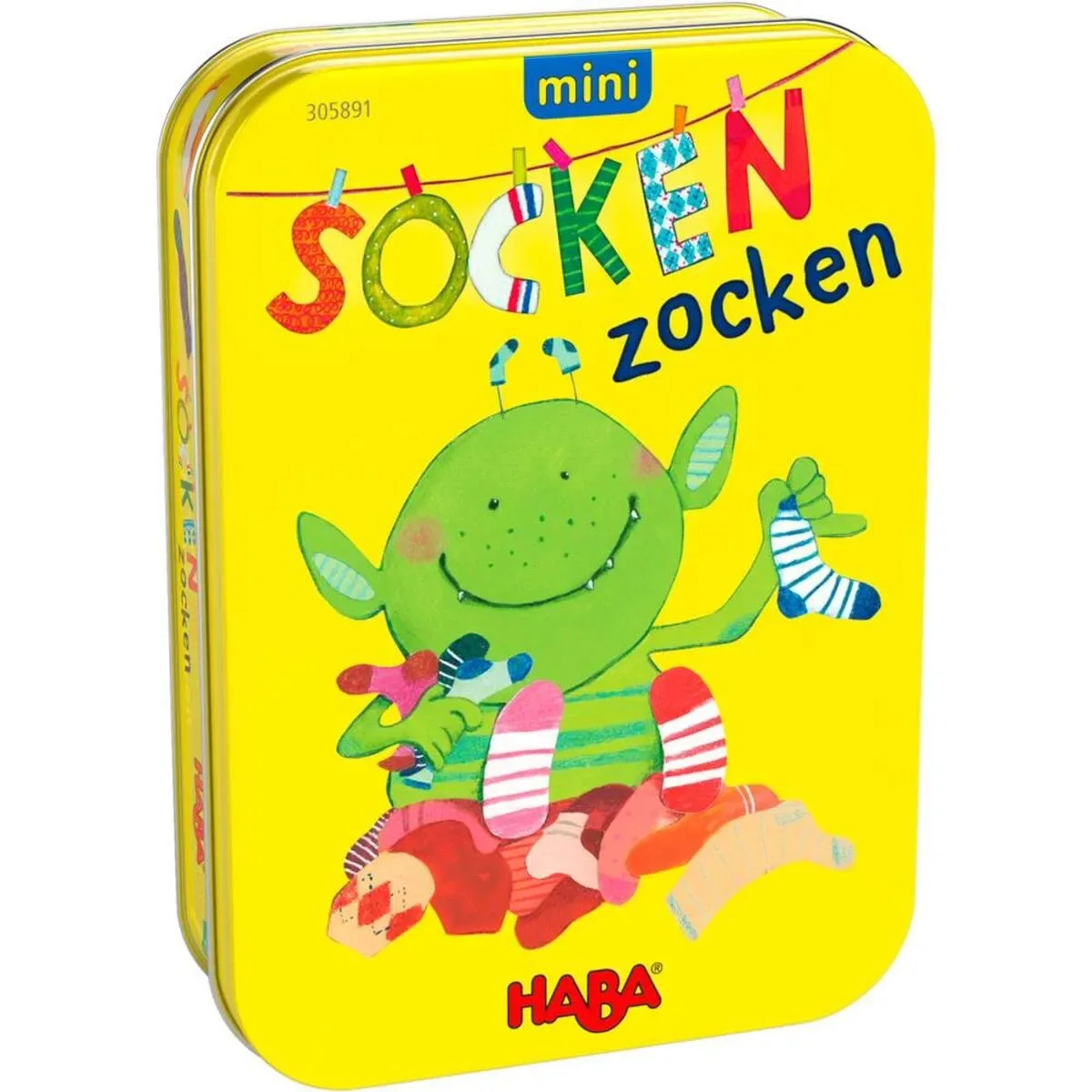 HABA 305891 Kinderspiel mini Socken zocken von HABA – Produktfoto