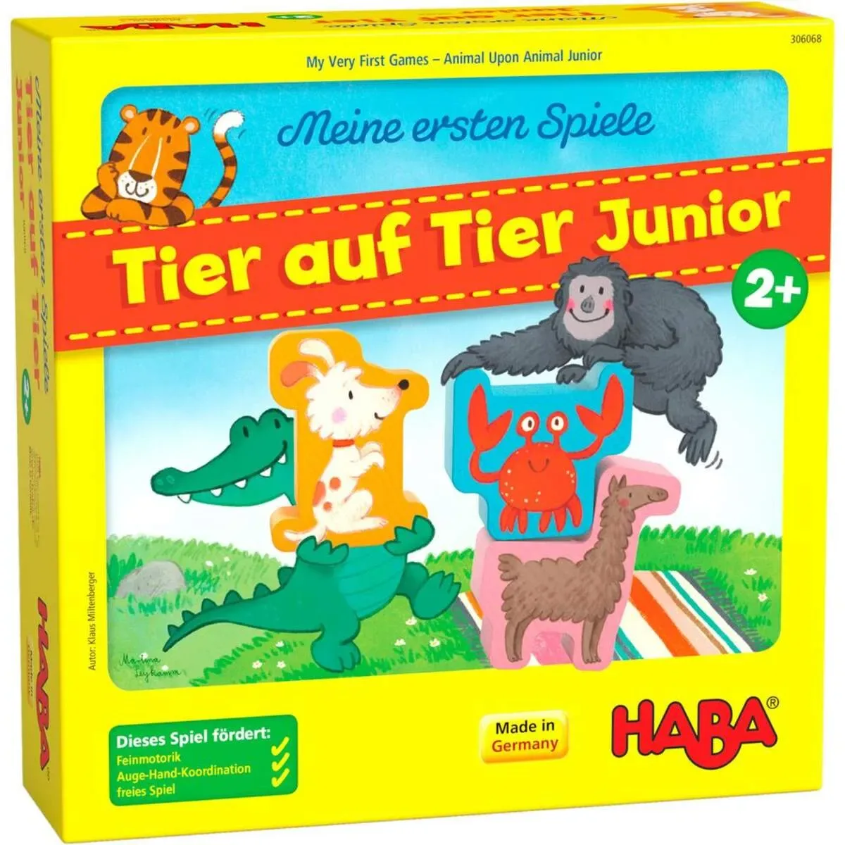 HABA 306068 Meine ersten Spiele Tier auf Tier Junior van HABA – productfoto