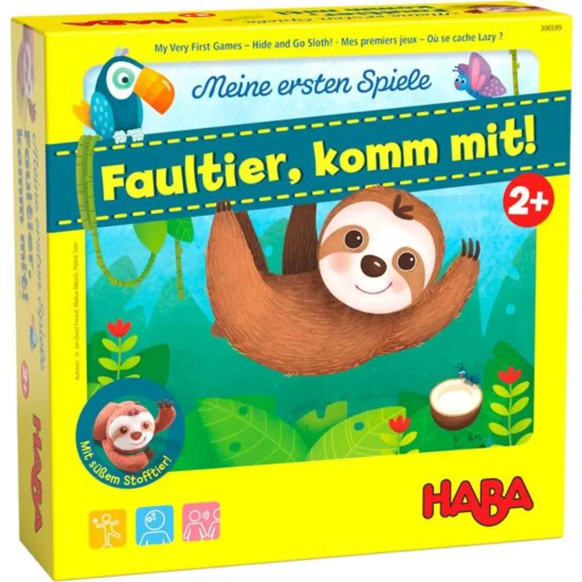 HABA 306599 Meine ersten Spiele - Faultier, komm mit! van HABA – productfoto