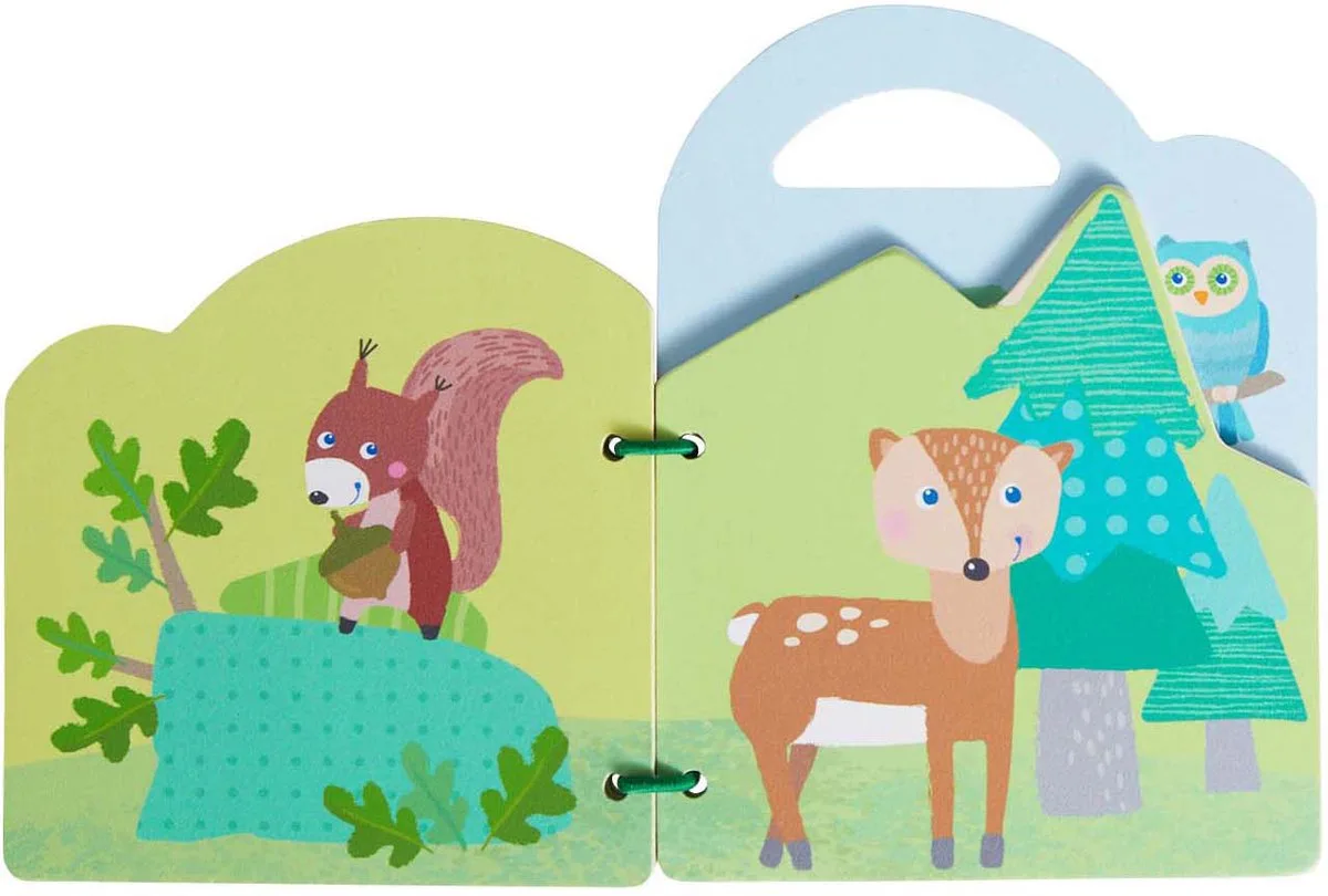 Houten babyboek Bosdieren von HABA in Mehrfarbig – Produktfoto