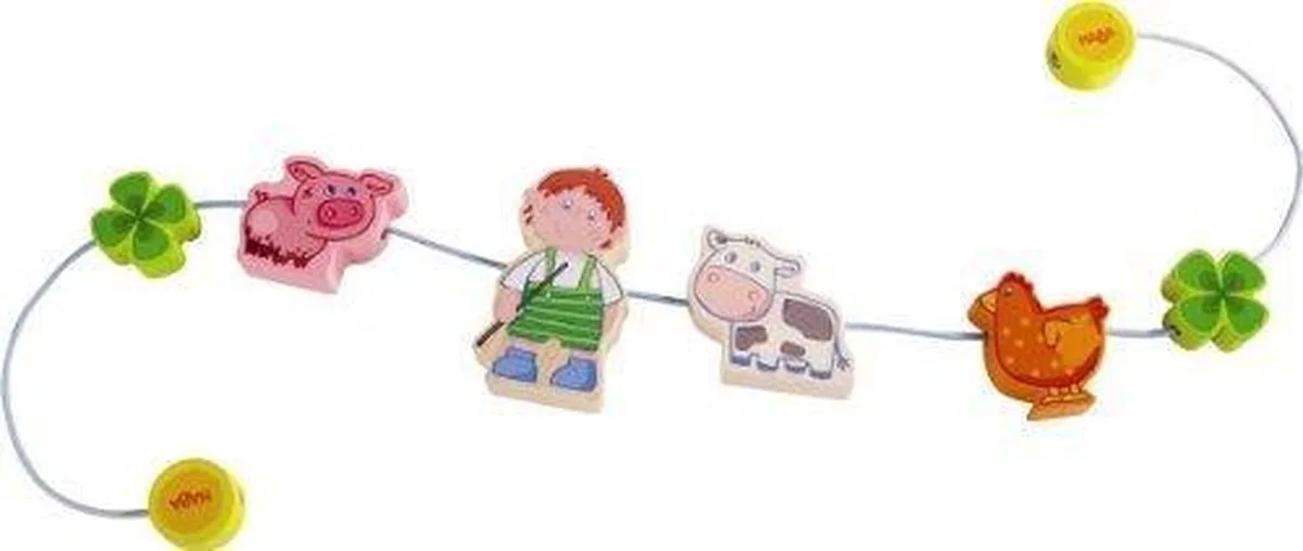 Kinderwagenkette Bauernhof von HABA in Mehrfarbig – Produktfoto