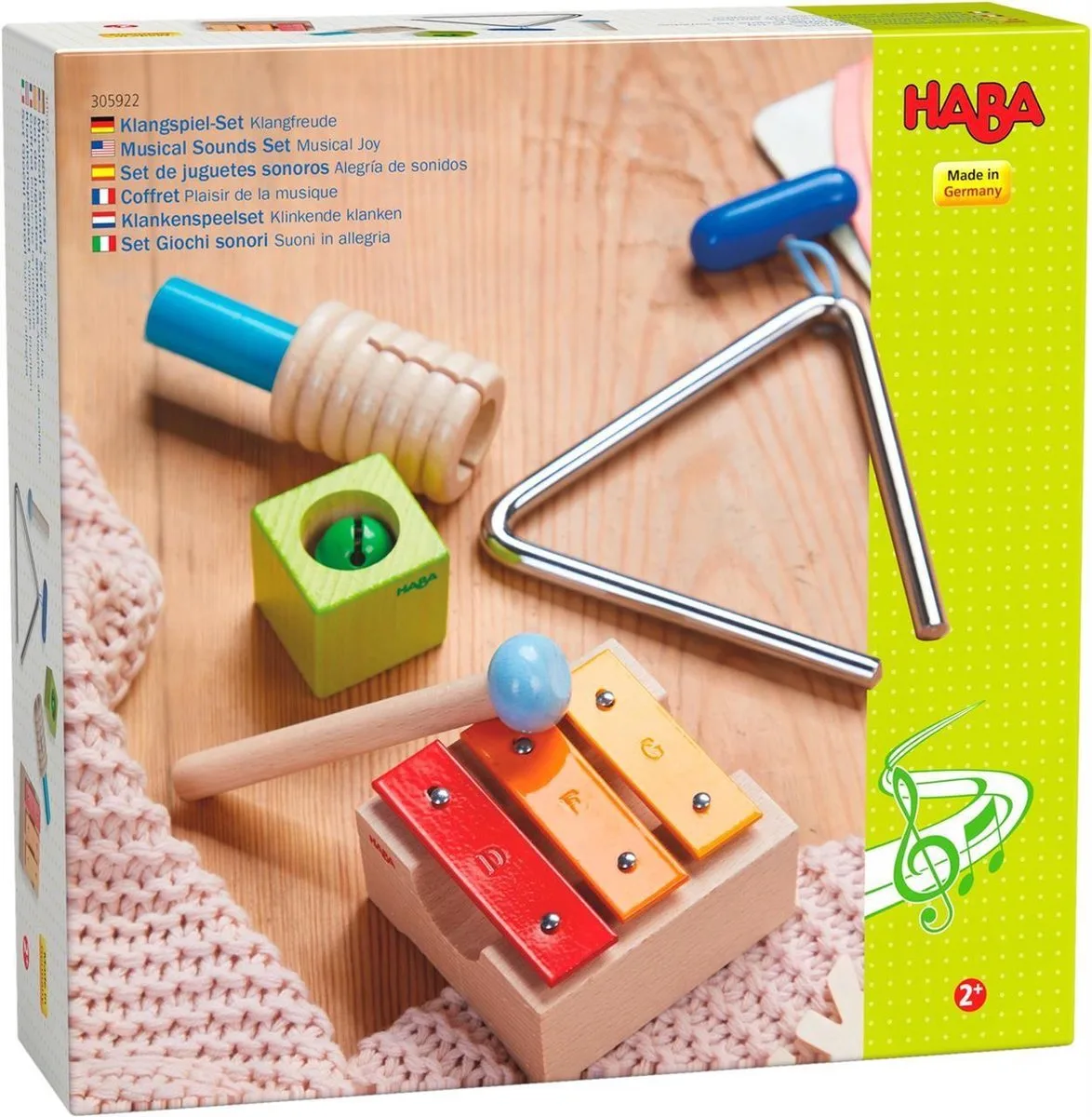 Klankenspeelset Klinkende klanken von HABA in Mehrfarbig – Produktfoto