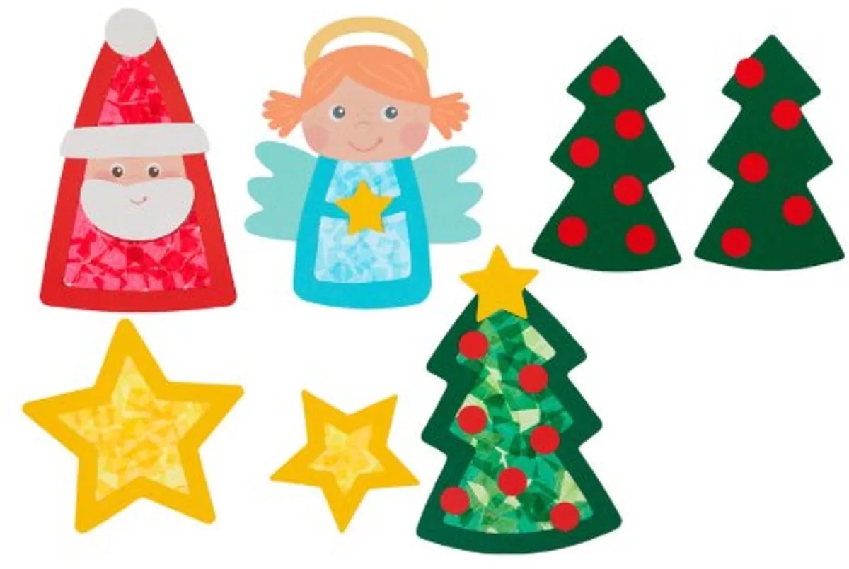 knutselpakket eerste plakset kerstmotieven - 3+ van HABA in Meerkleurig – productfoto