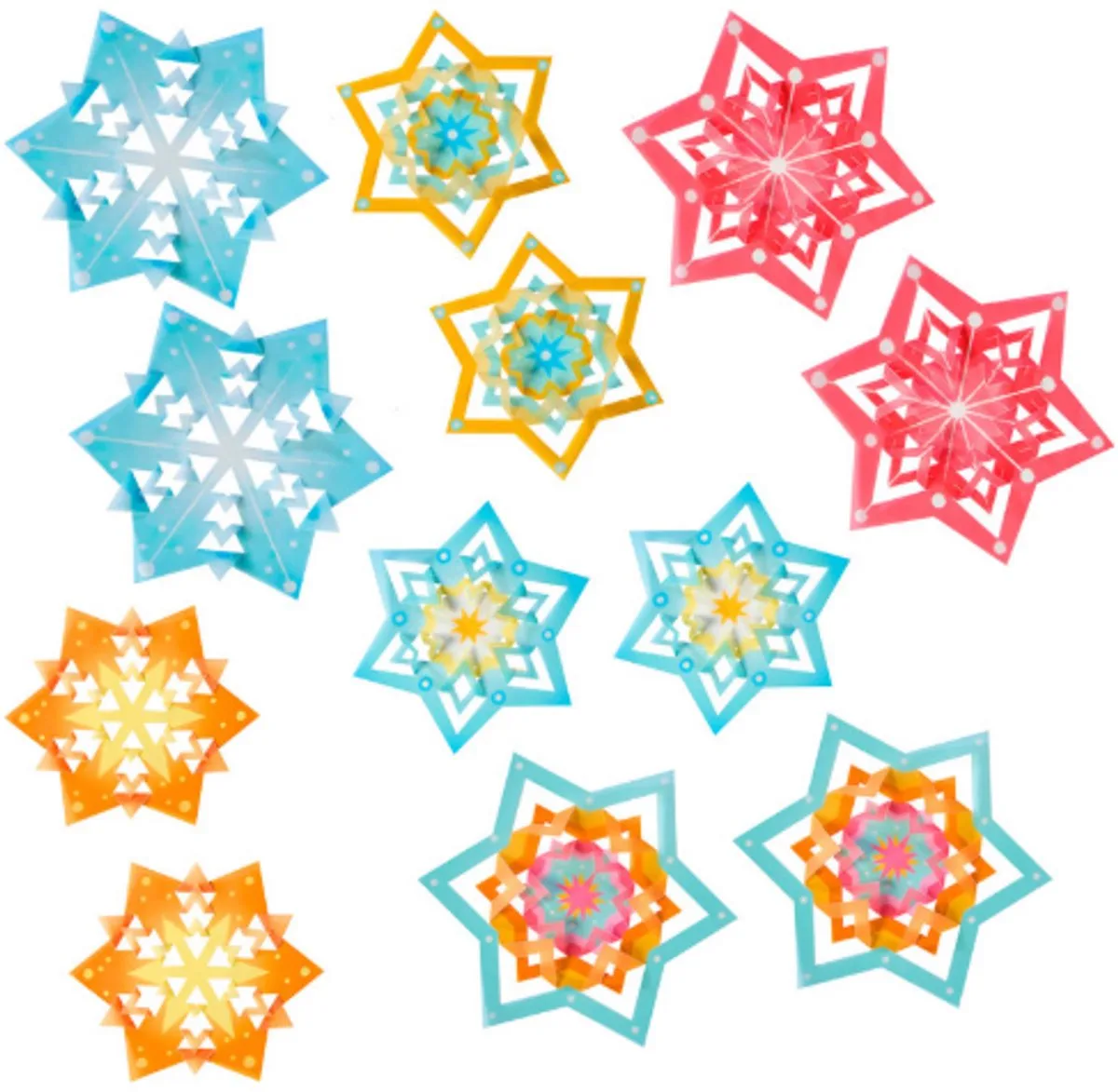 knutselpakket maak je eigen decoratie sterren - 5+ by HABA in Multicolour – product photo