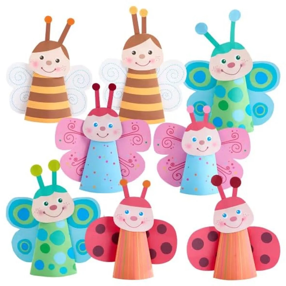 knutselset - creatieve knipset voor kinderen Vlinders. från HABA i Flerfärgad – produktbild
