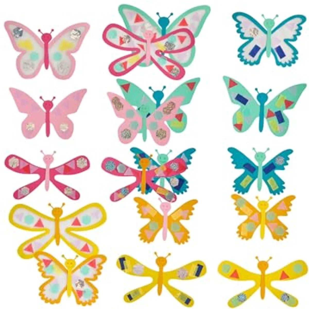 knutselset - creatieve vlinders plakken voor kinderen. by HABA in Multicolour – product photo