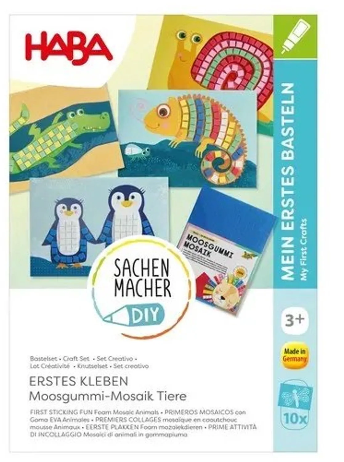 knutselset eerste plakset dieren - 3 jaar+ från HABA i Flerfärgad – produktbild