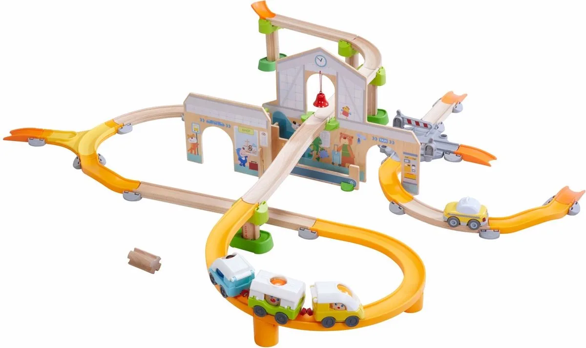 Kullerbü Knikkerbaan Speelbaan Station by HABA in Multicolour – product photo