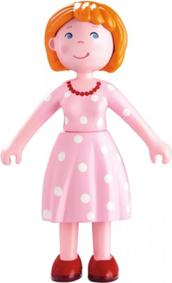 Little Friends - Poppenhuispop Mama Katrin fra HABA i Orange, Lyserød – produktbillede