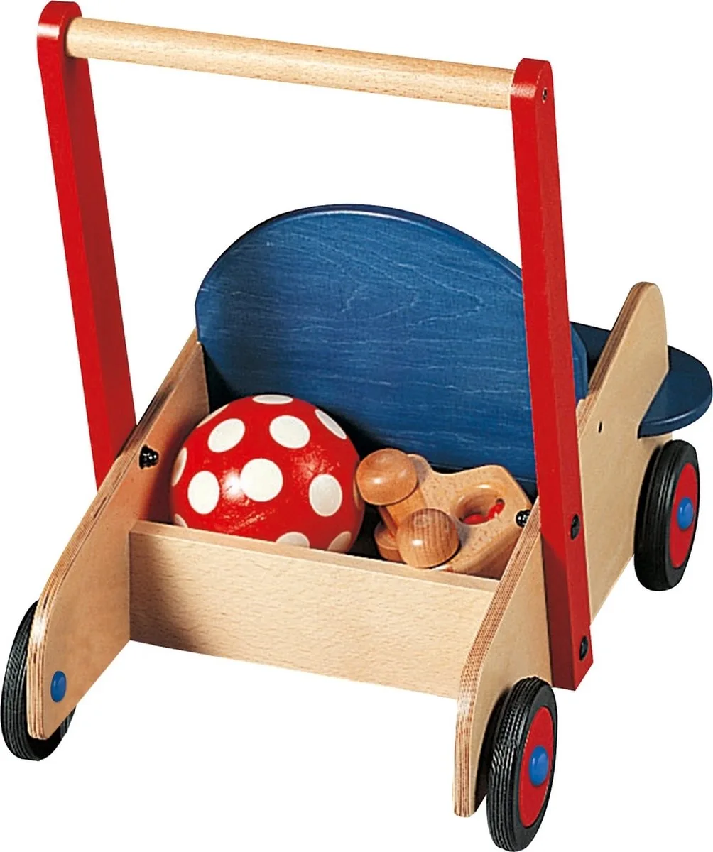 Loopwagen de HABA en Noir, Bleu, Rouge – photo du produit