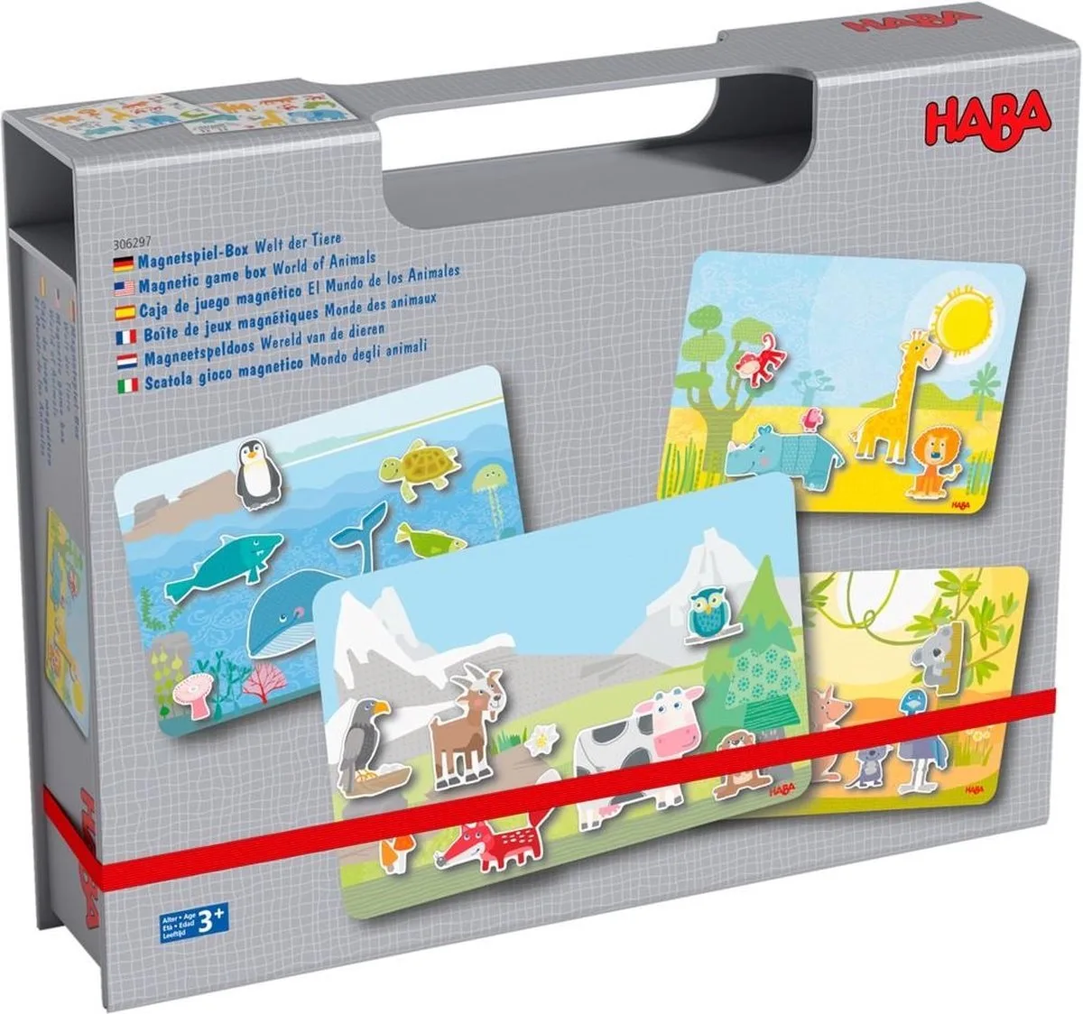 Magneetspeldoos Wereld Van De Dieren 73-delig von HABA in Mehrfarbig – Produktfoto