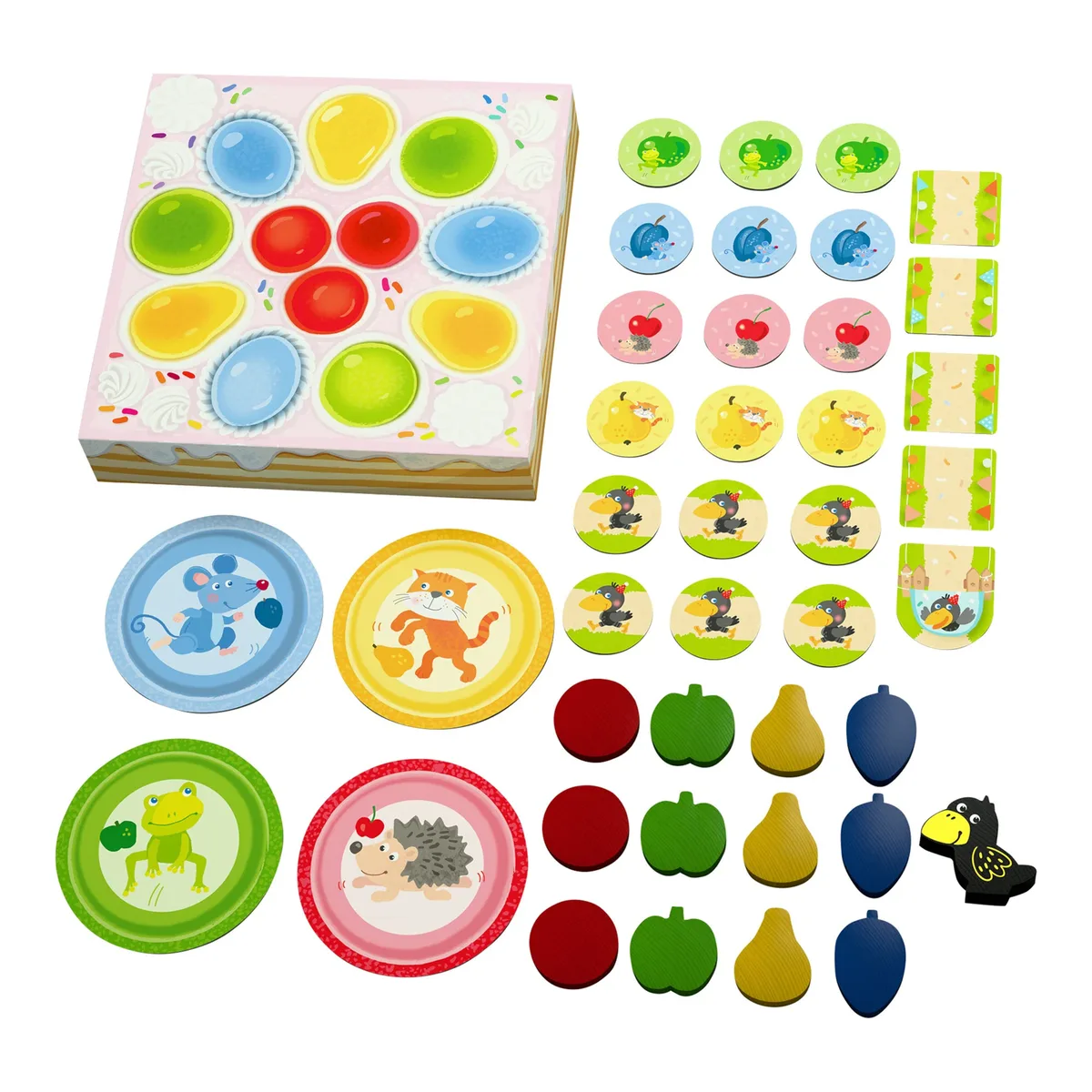 Meine ersten Spiele - Theos Torte von HABA in Mehrfarbig, 21,9 × 21,9 × 4,7 mm – Produktfoto