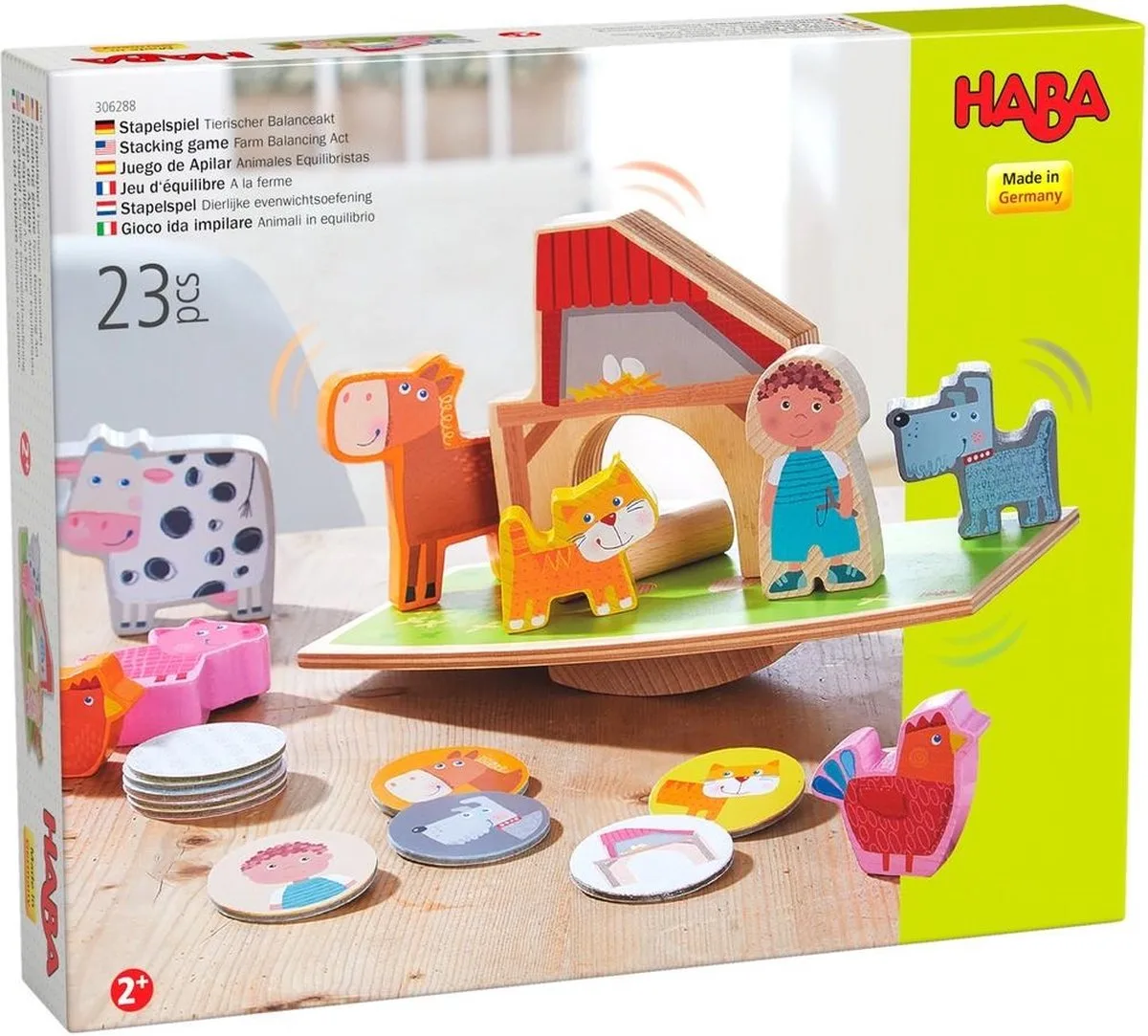 peuter [2 jaar +] Stapelspel Dierlijke evenwichtsoefeningen von HABA in Braun – Produktfoto