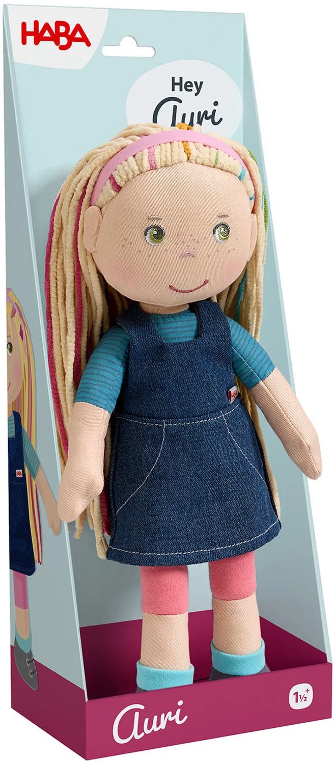Stoffpuppe Auri von HABA in Mehrfarbig – Produktfoto