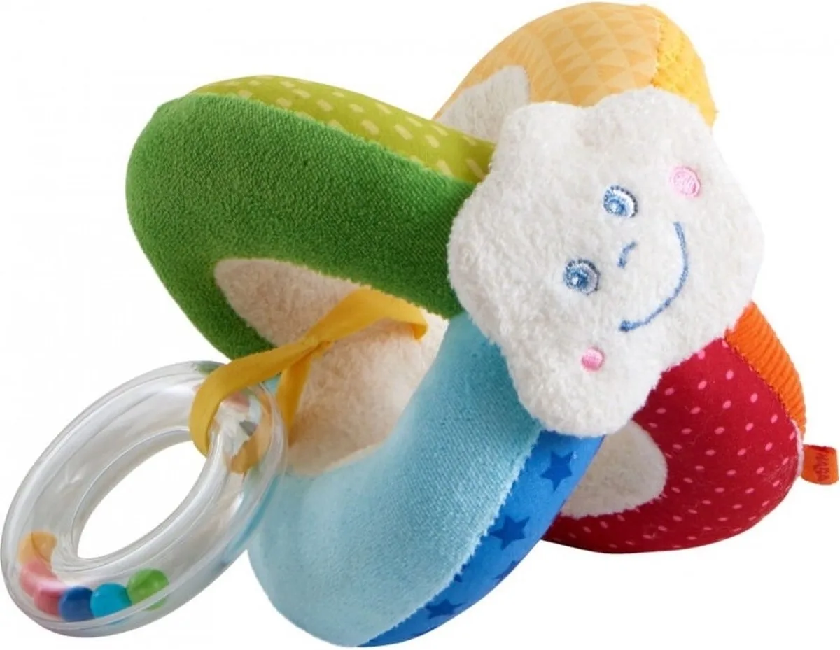 Stoffen bal Regenboogwereld von HABA in Mehrfarbig – Produktfoto