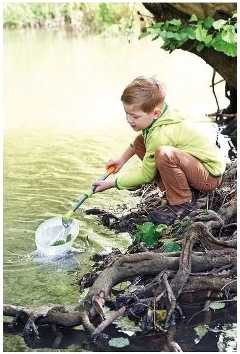 Terra Kids - Schepnet 70 Cm Zwart/groen fra HABA i Sort – produktbillede