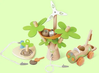 Boomplantauto by Hape in Multicolour – product photo 1 of 6