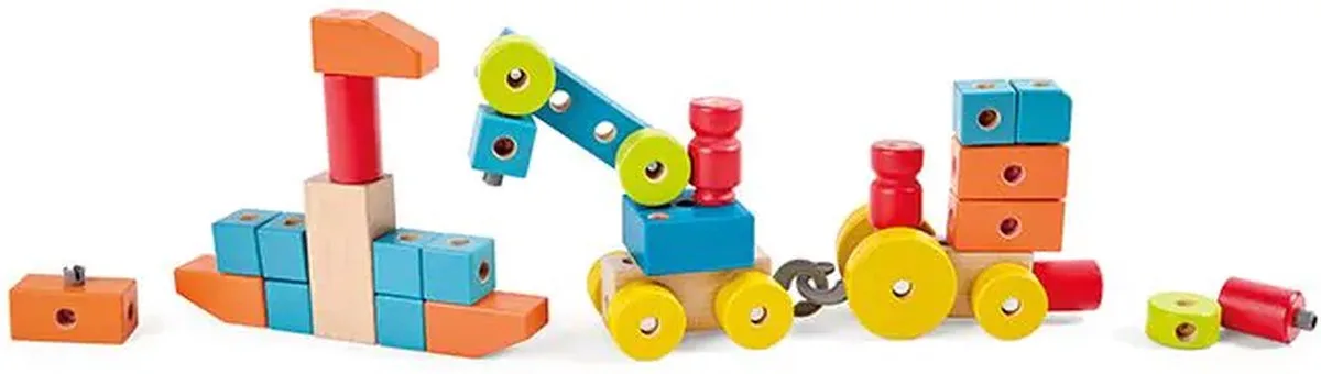 Bouwblokken infinite imagination van Hape in Meerkleurig – productfoto