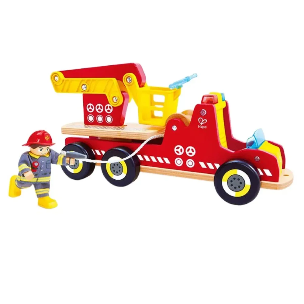 Feuerwehrauto Mit Sirene Und Lichtern von Hape – Produktfoto