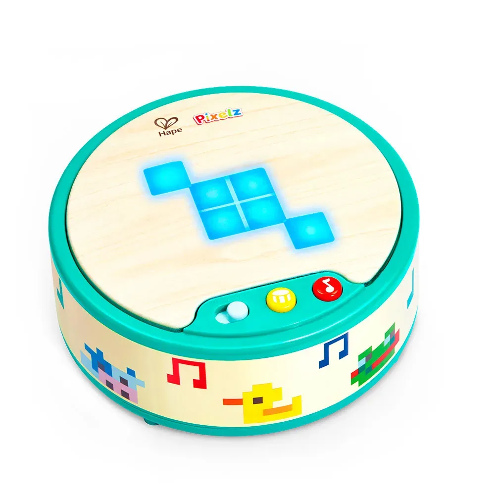 Tambour Bright Beats Pixel de Hape – photo du produit