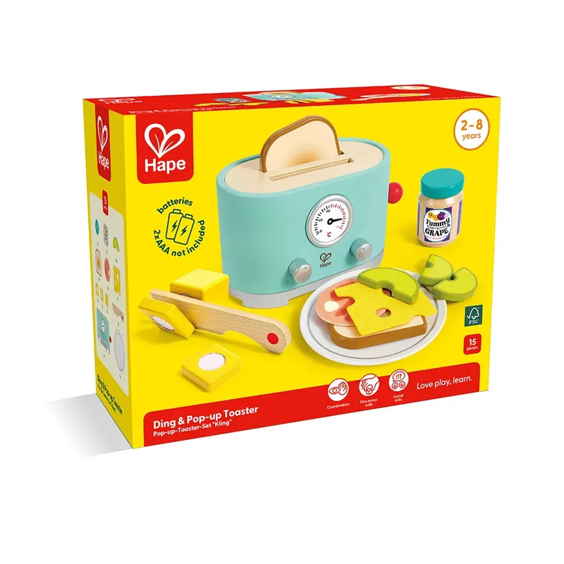 Broodrooster Met Geluidssignaal En Pop-upfunctie från Hape – produktbild 6 av 6