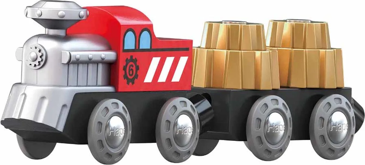 Cogwheel Trein 17 Cm de Hape en Multicolore – photo du produit