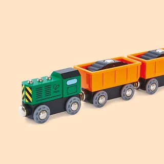 Dieselgoederentrein de Hape en Multicolore – photo du produit 4 sur 4