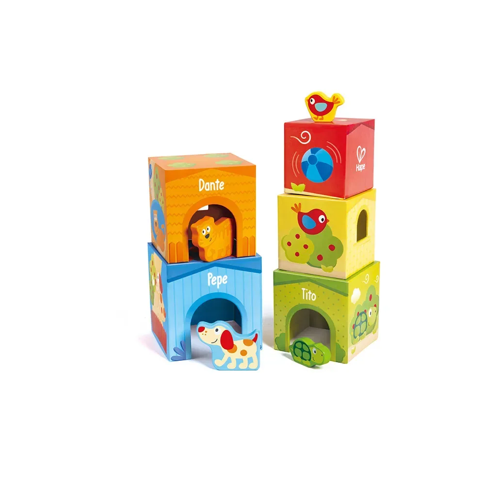 Friends Pepe Und Stapelwürfel von Hape – Produktfoto