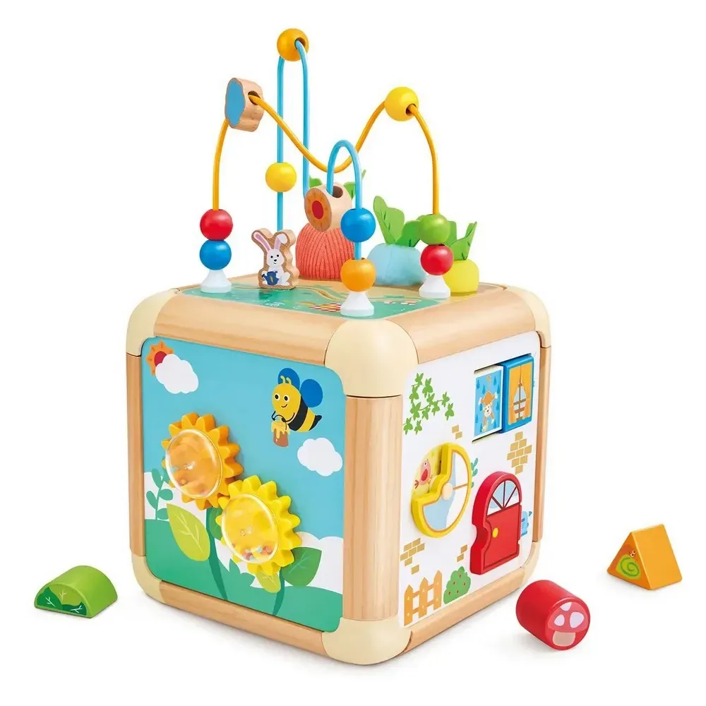 Green Thumbs Activity Cube Legetøj fra Hape – produktbillede