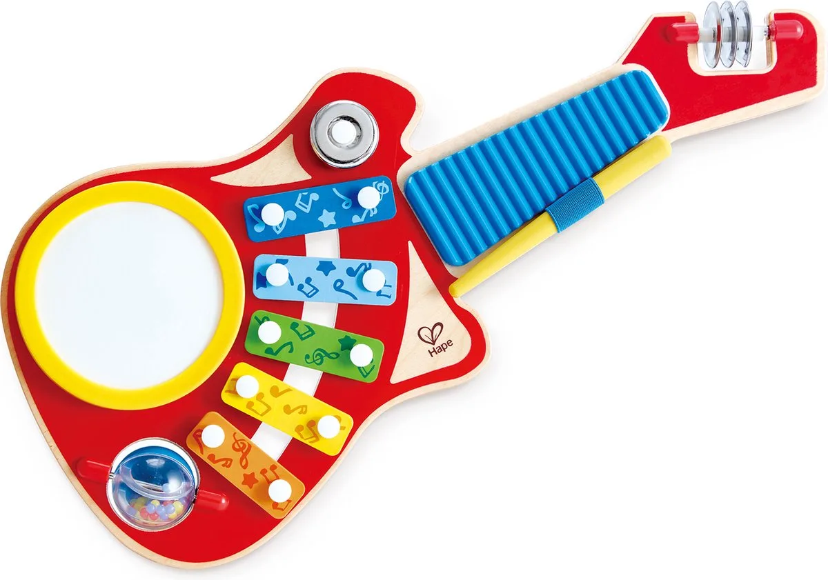 Hape 6-in-1 Muziekinstrument van Hape in Meerkleurig – productfoto