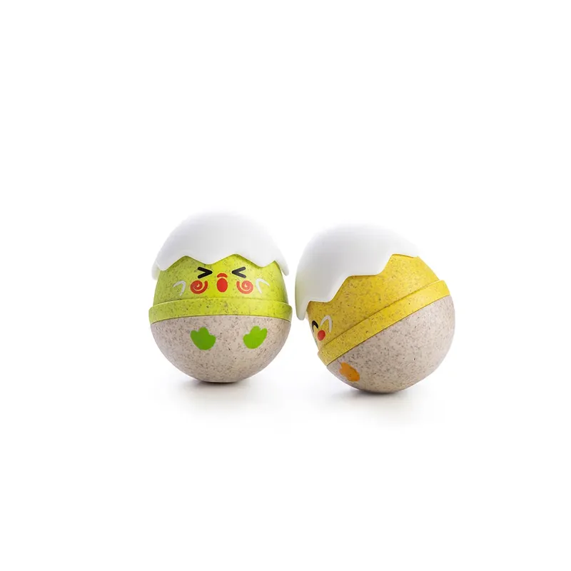 Happy Hatchlings Wobble rammelaars de Hape en Multicolore – photo du produit 6 sur 6