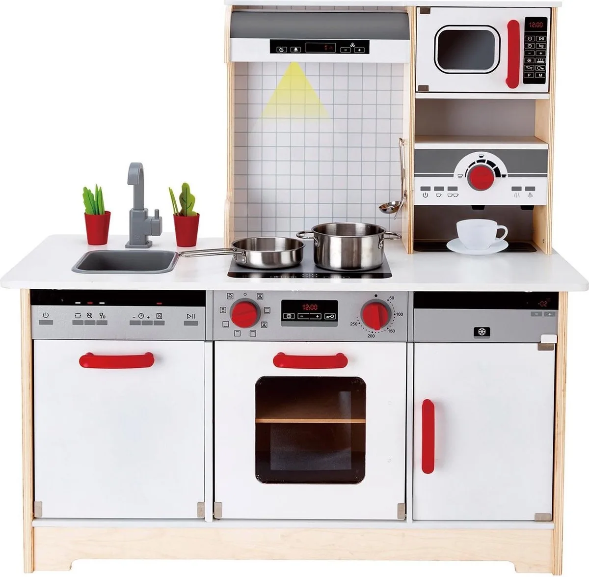 Houten Keuken Alles in 1 - Speelkeuken von Hape in Mehrfarbig – Produktfoto