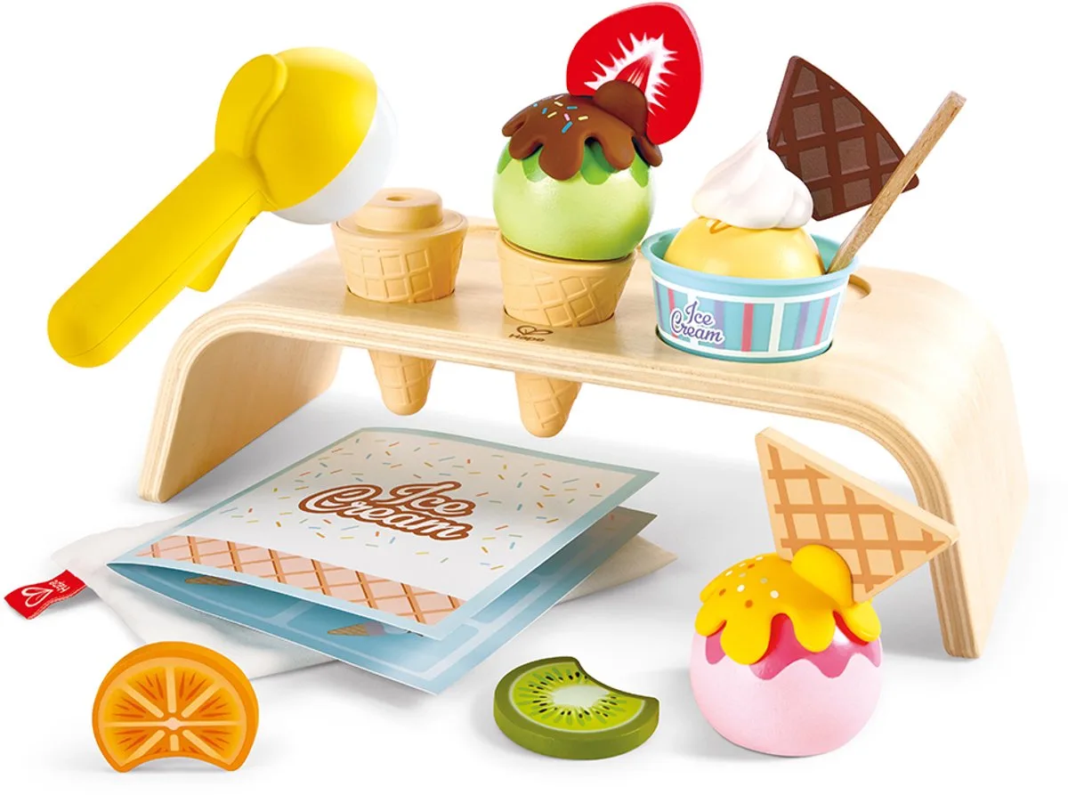 Houten speelgoed ijssalon speelset de Hape en Multicolore – photo du produit