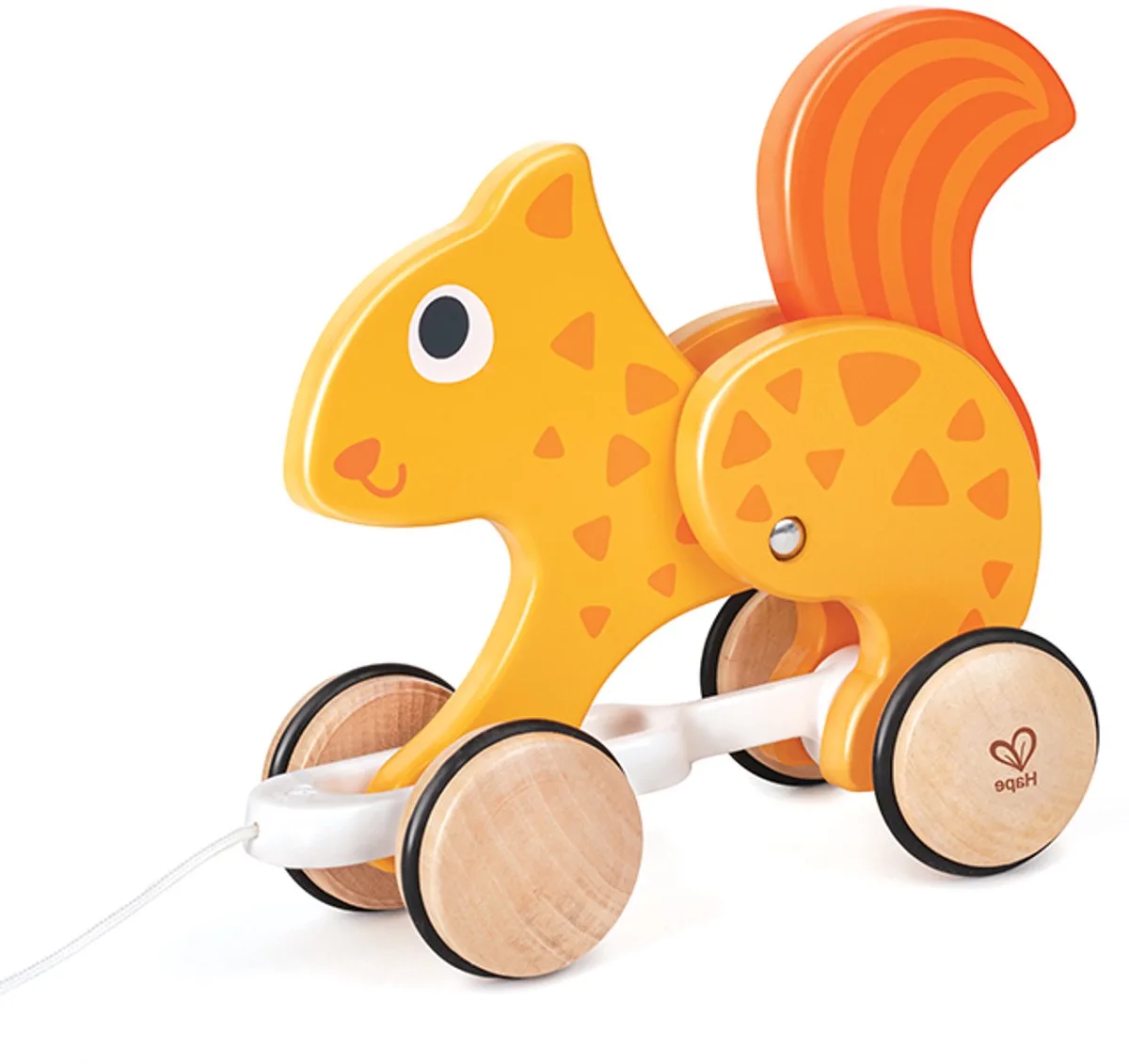 Houten trekdier eekhoorn van Hape in Meerkleurig – productfoto