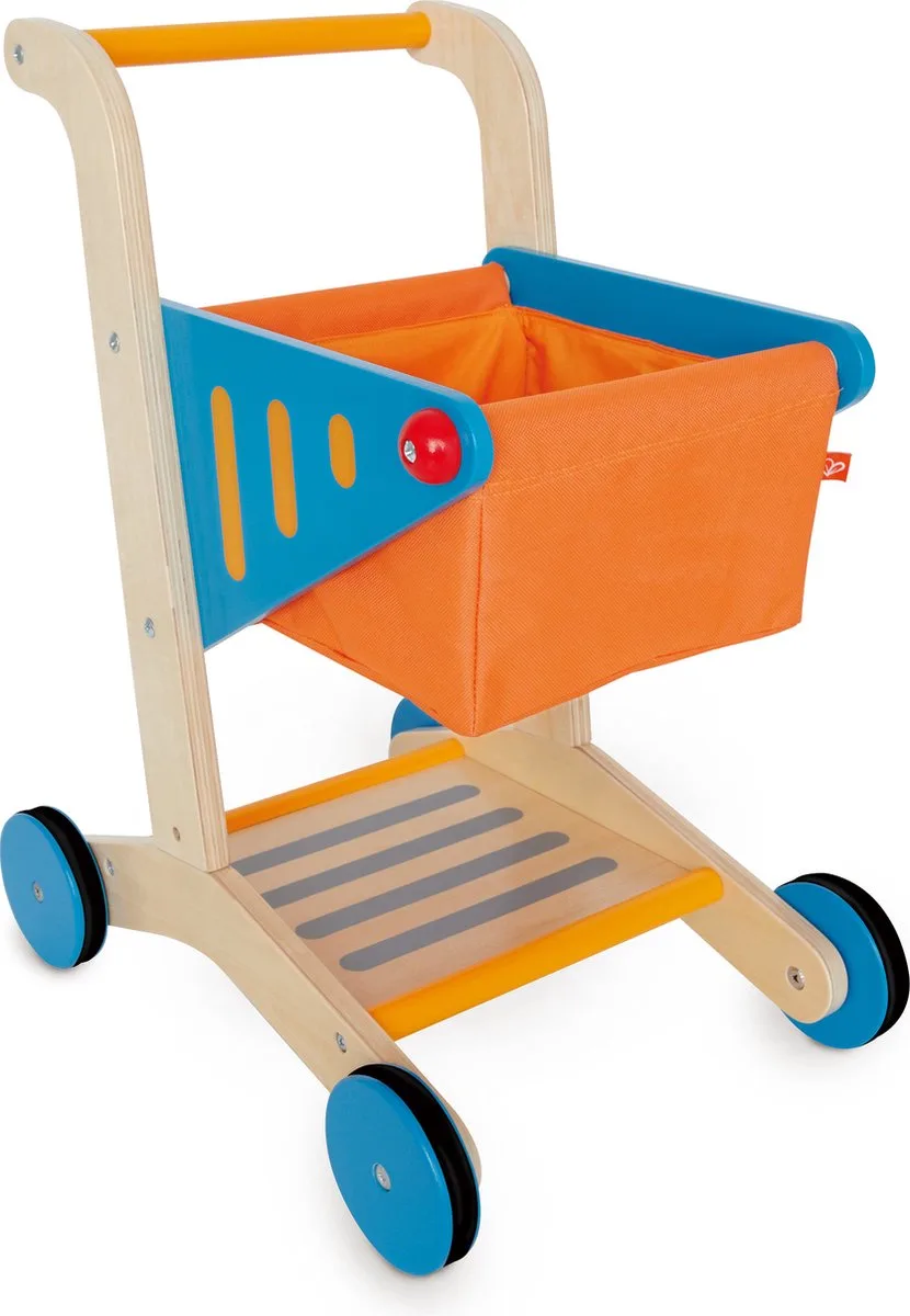 Houten winkelwagen de Hape en Multicolore – photo du produit