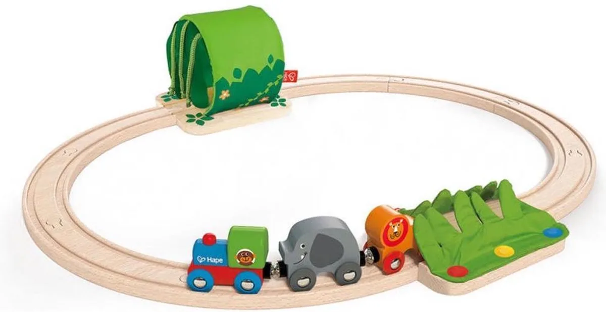 Jungle treinset E3800 från Hape i Flerfärgad – produktbild