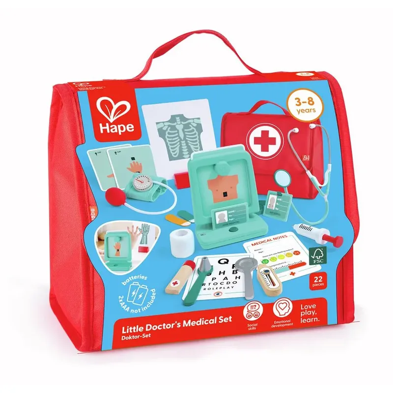 Kleine Dokterstas Set från Hape – produktbild 2 av 3
