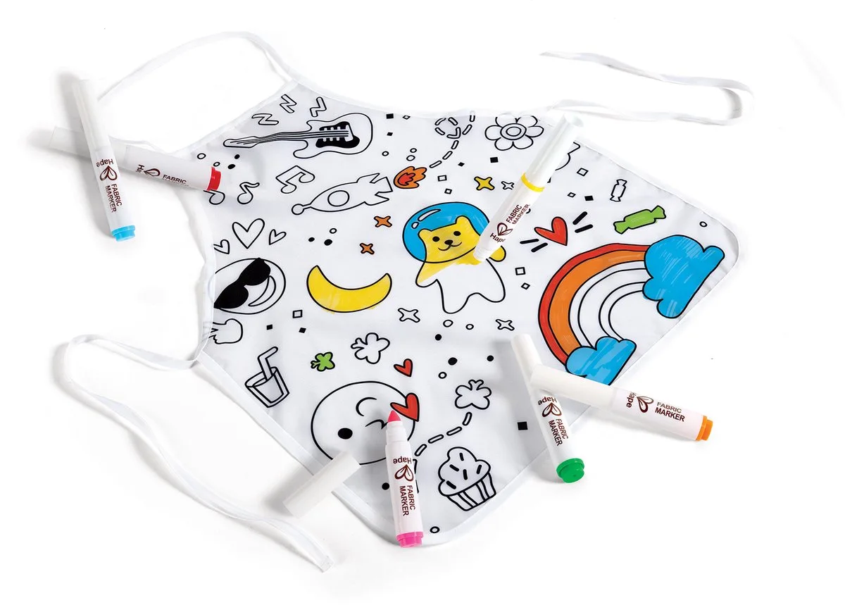 Kleur Mij Kunstschort från Hape i Flerfärgad – produktbild