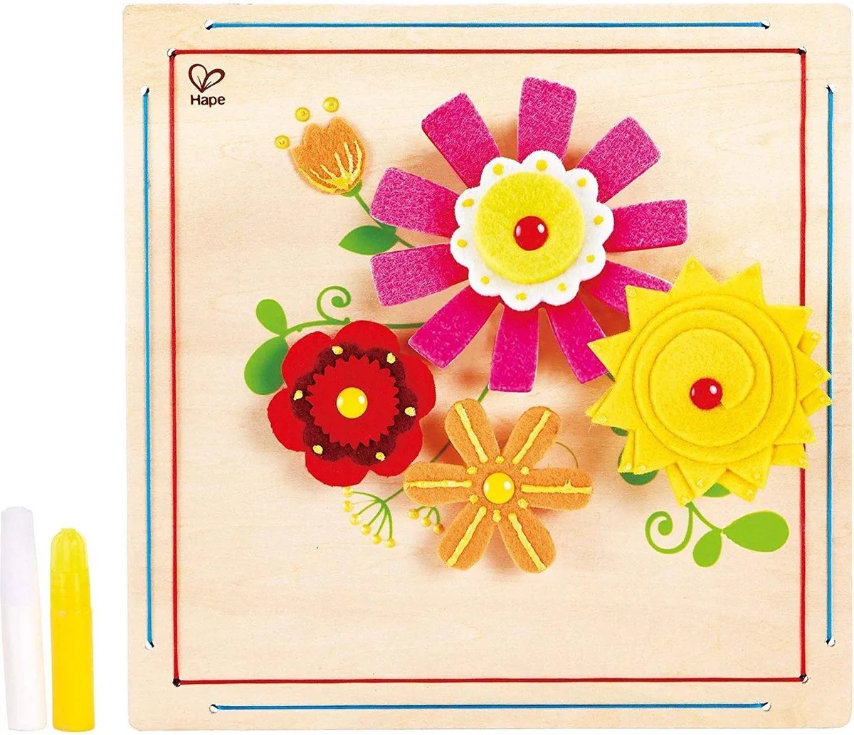 Knutselset met frame bloemenpret by Hape in Multicolour – product photo