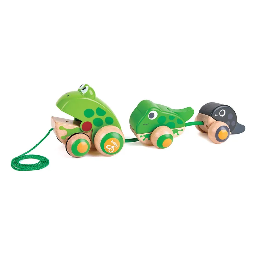 Krabbelnde Froschfamilie von Hape – Produktfoto