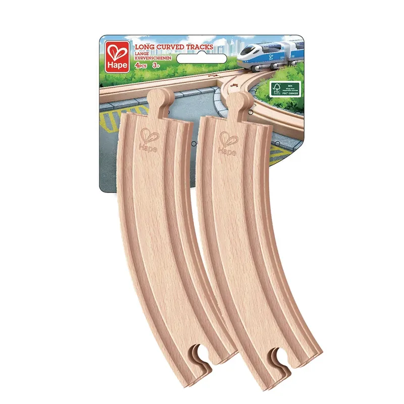 Lange gebogen rails van Hape in Bruin – productfoto 2 van 2