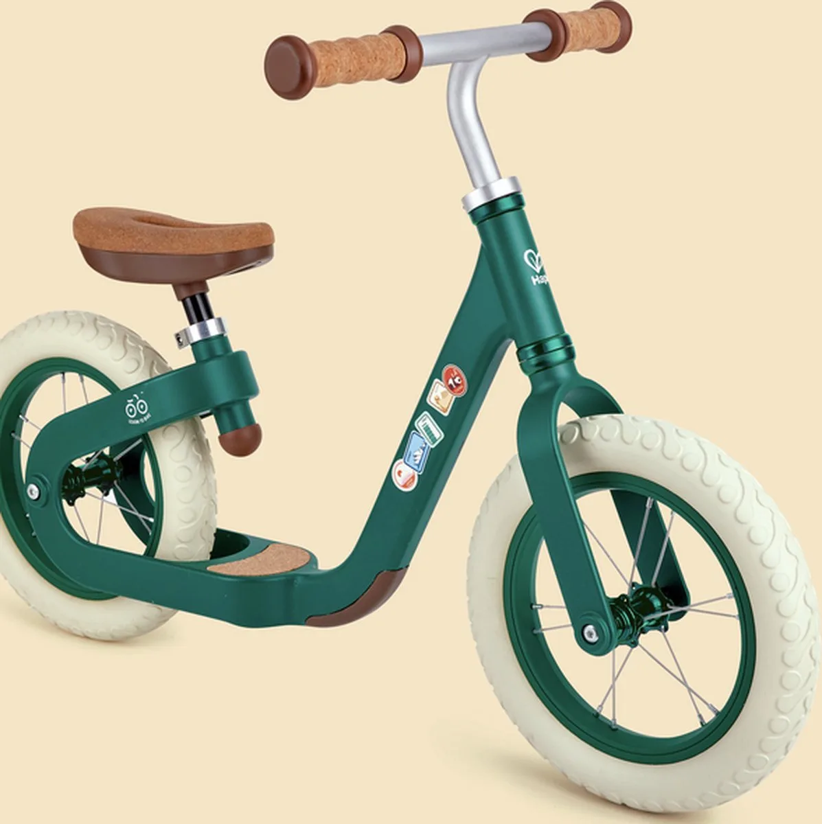 Loopfiets leren rijden - Groen van Hape in Meerkleurig – productfoto