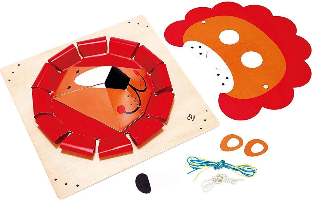 Maskerset met frame leeuw van Hape in Meerkleurig – productfoto
