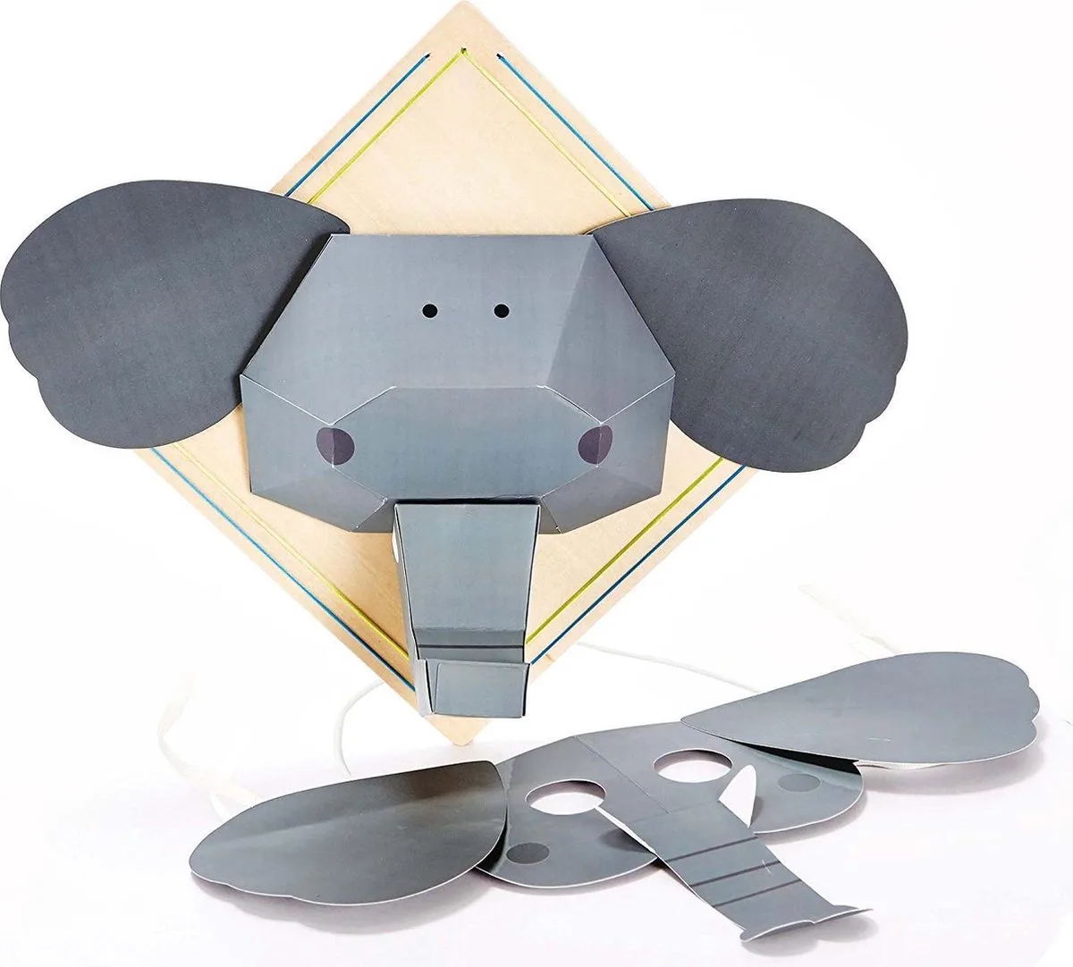 Maskerset met frame olifant von Hape in Mehrfarbig – Produktfoto