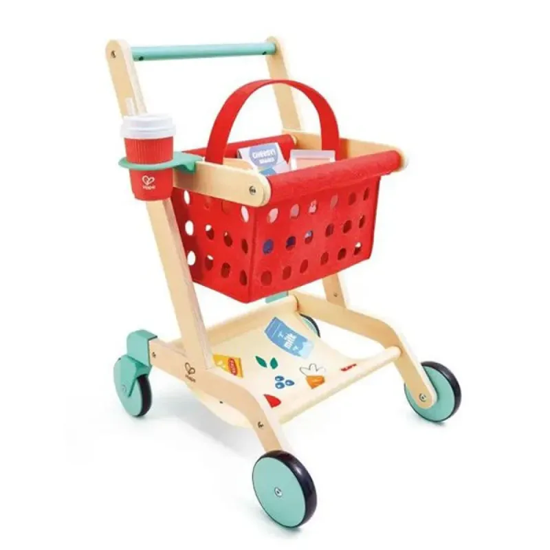 Mijn Winkelwagentje En Boodschappentas van Hape – productfoto