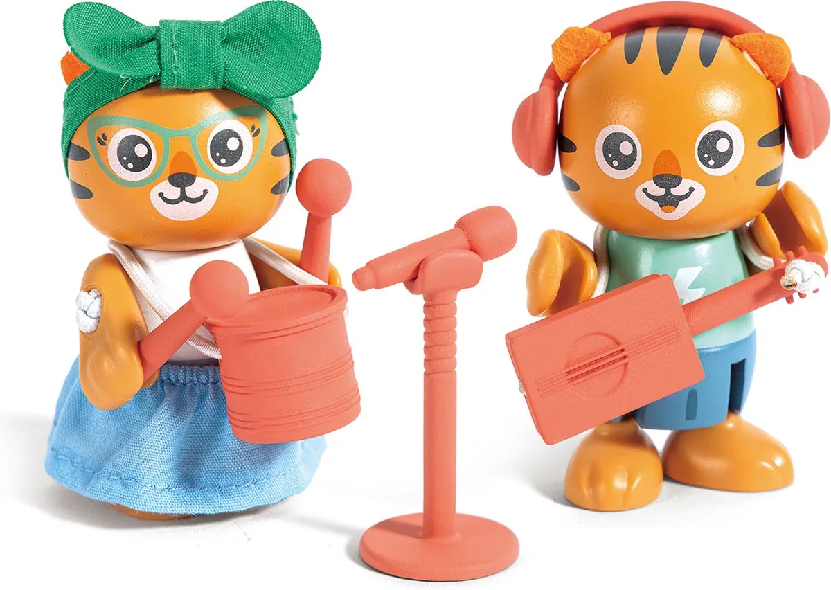 Milo Und Melody-figur von Hape in Mehrfarbig – Produktfoto