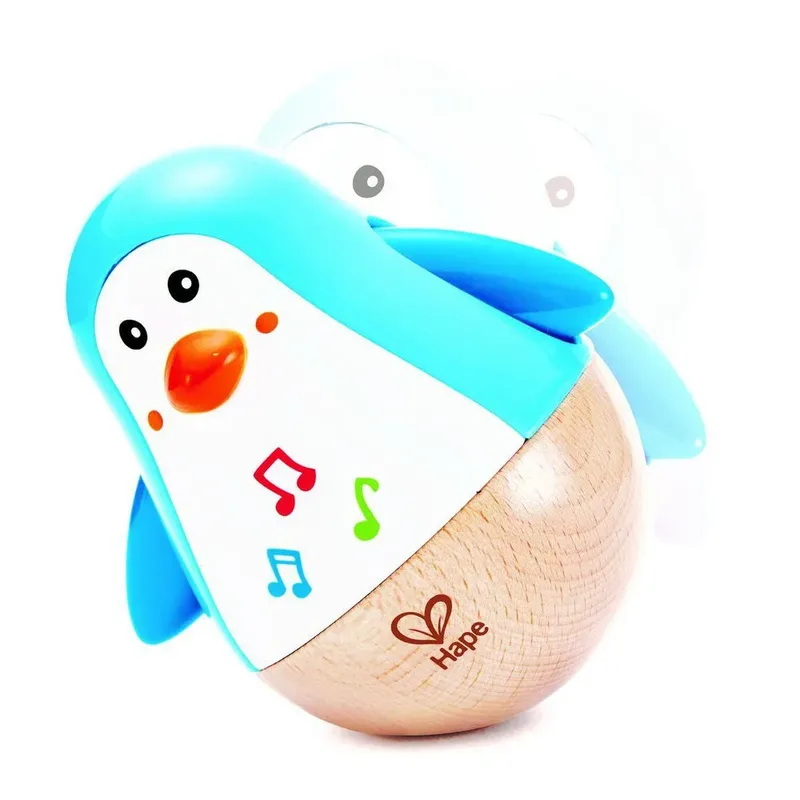 Pinguin Muzikale Wiebelaar - Sensorisch Babyspeelgoed vanaf 6 Maanden by Hape in Multicolour – product photo 2 of 4
