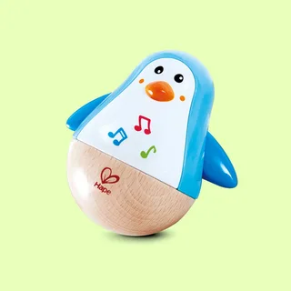 Pinguin Muzikale Wiebelaar - Sensorisch Babyspeelgoed vanaf 6 Maanden by Hape in Multicolour – product photo 1 of 4